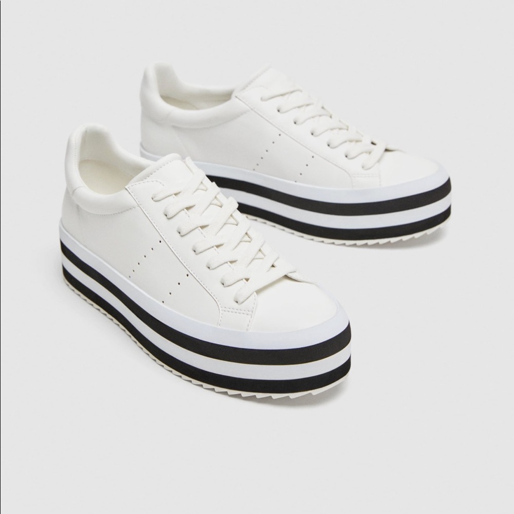 zara platform sneakers ISO!!!!!